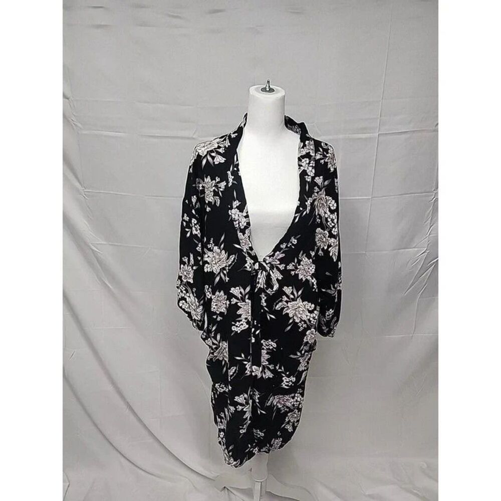 Spiritual Gangster Floral Kimono Style long shrug With Pockets Womens OS